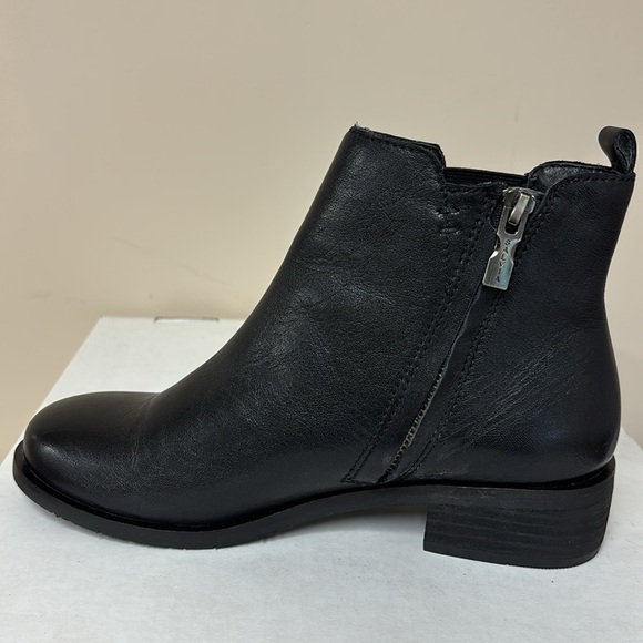 Salvia Ankle Boots Black Butter Nappa Leather Style Rhonda Size 37 USA 6.5 - 7 - Picture 8 of 9